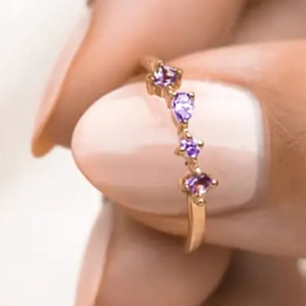 925 beautiful sparkling promise ring sz 6 - Picture 6 of 16